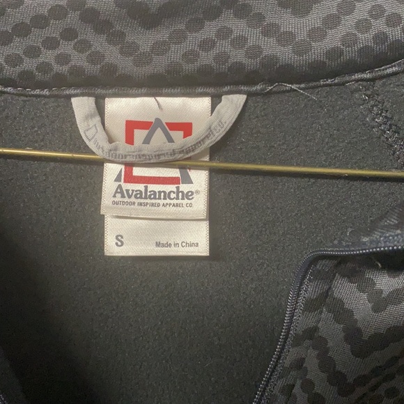 Avalanche black and gray quarter zip pullover - Picture 3 of 5